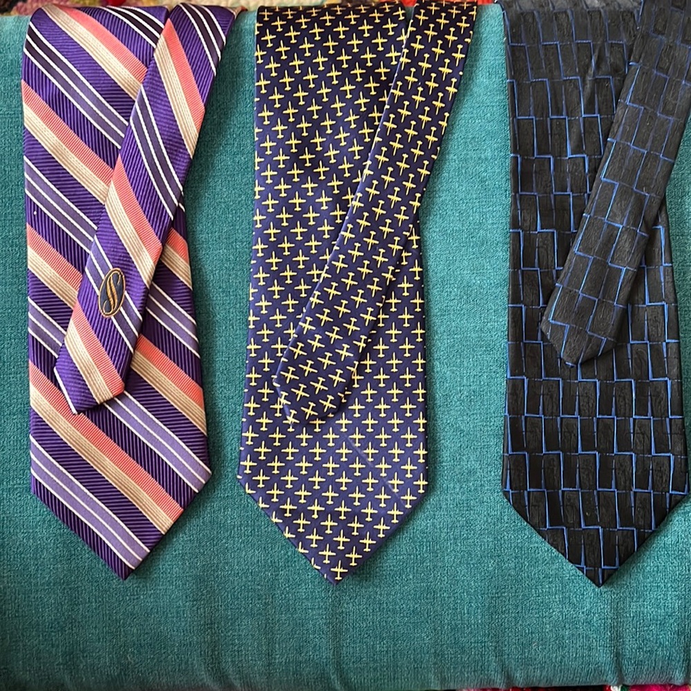 Set of 3 Silk Ties